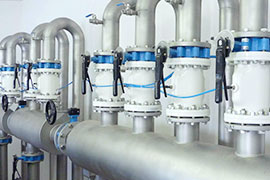 Пережимные клапаны используются в очистных установках и системах водоподготовки